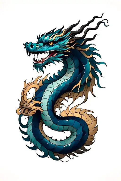 Dragon Infinity Symbol Made