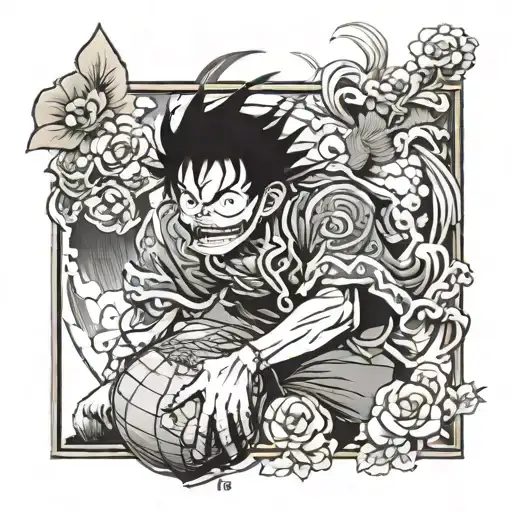 Luffy Football Player