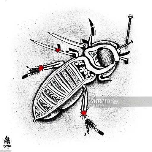 Cockroach With Gun