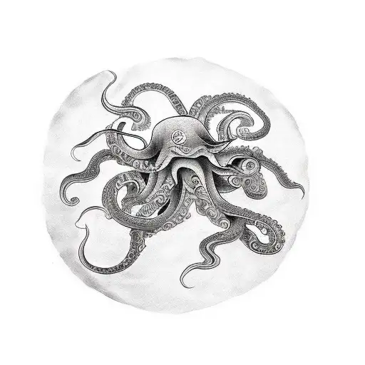 Full Backside Irezumi Of A Hanya And Octopus