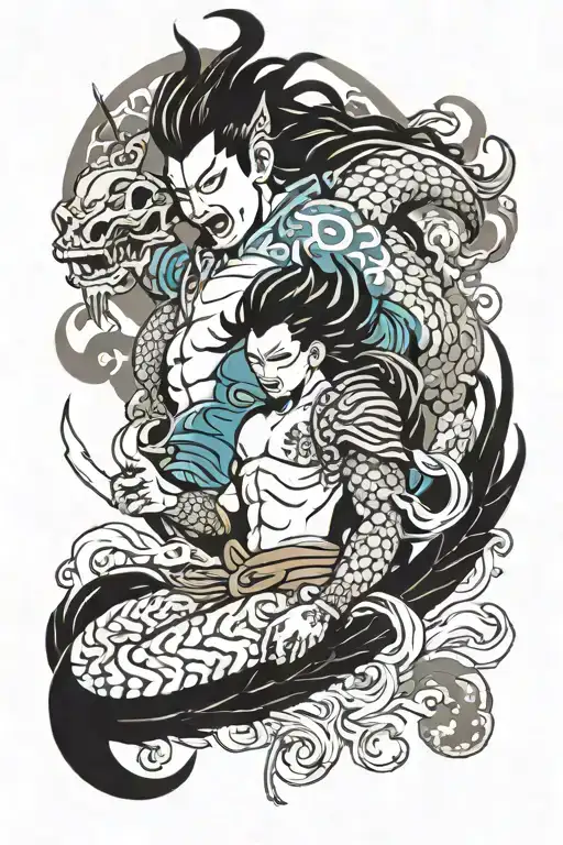 Half Angel Half Demon Slayer