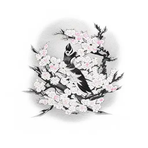 Cherry Blossom Black