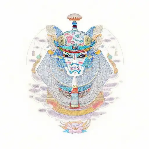 Oriental Egyptian Floral