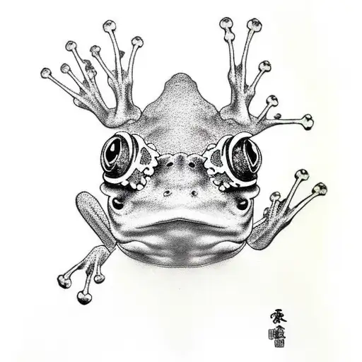 Frog And Skulls And Clouds