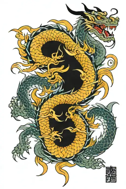 Japan Dragon Color