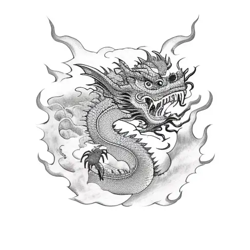 Dragon With Human Head