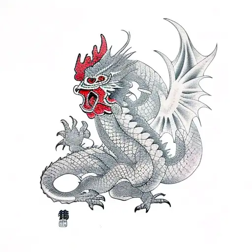 Dragon Figting Rooster