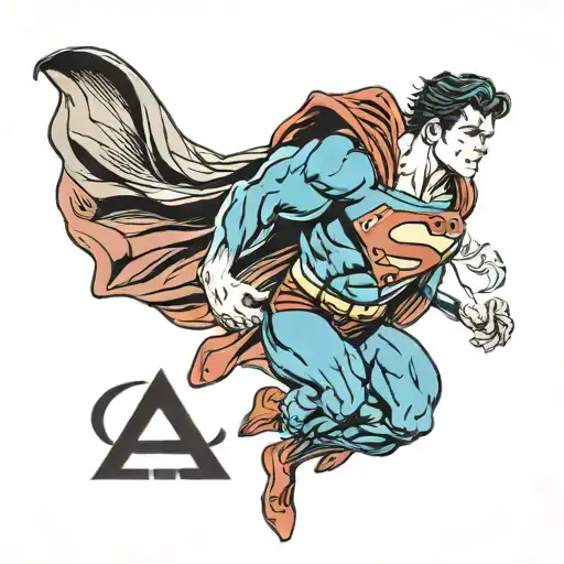 Superman Comic Book Style
