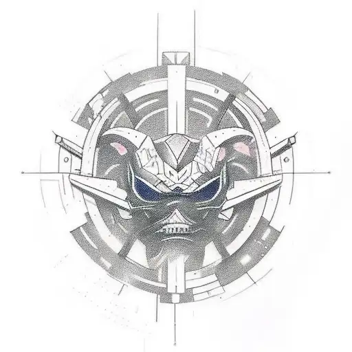 Incorporate A Sleek Sports Car With Futuristic Elements Into A Gaming-themed Tattoo Design