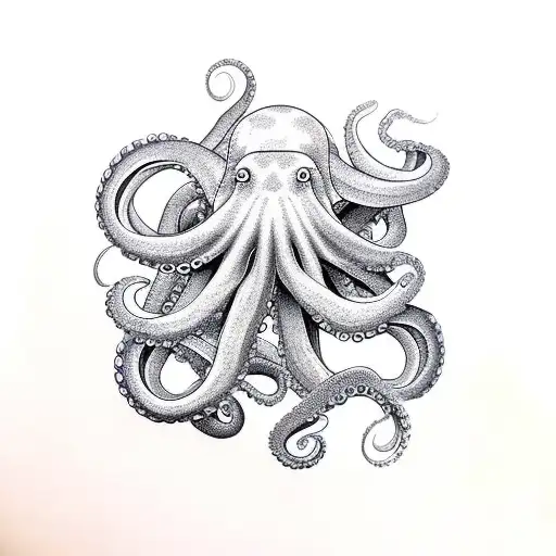 Octopus Arround Roses