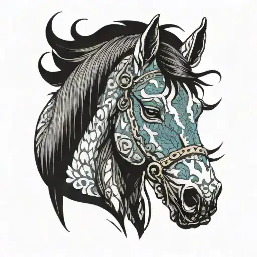 Bojack Horseman As A Real Horse Running