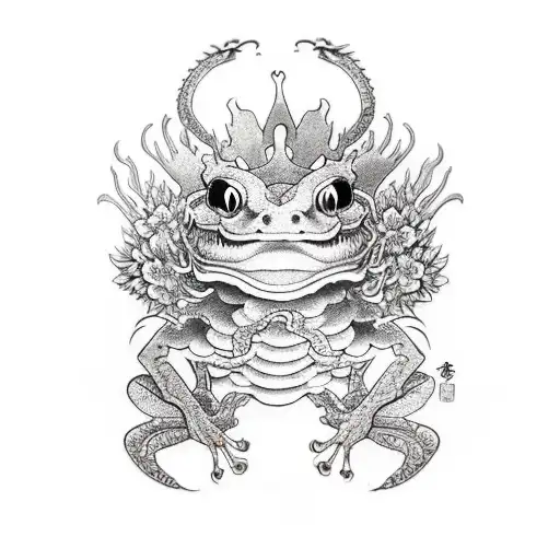 Dragon Flover Frog Geisha Blossom Sword Demon