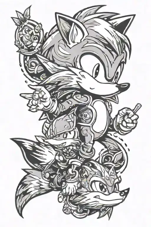 Sonic The Hedgehog And Tails The Fox