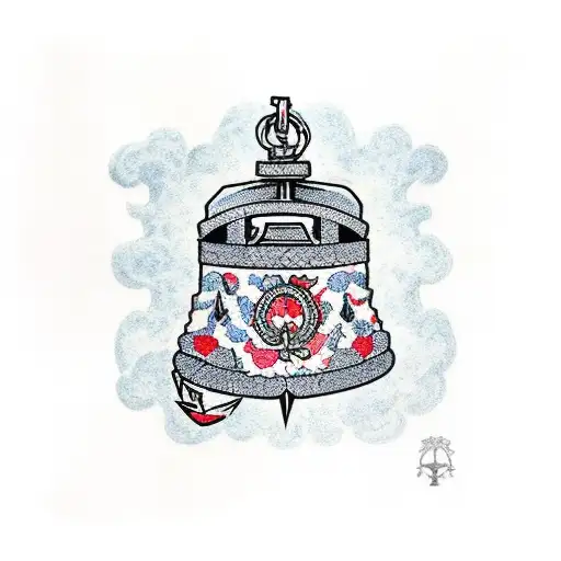 Liberty Bell With Anchor