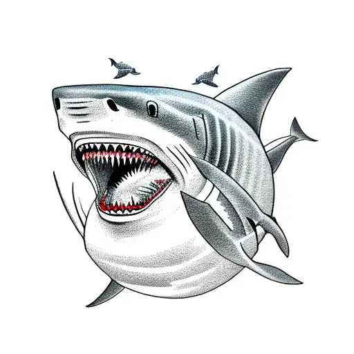 Shark With Machine Gun