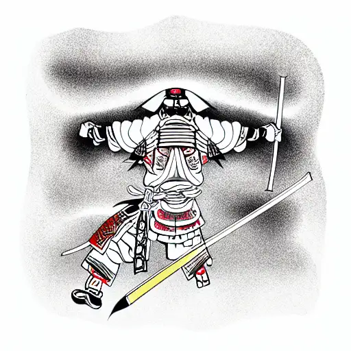 Samurai With Katana