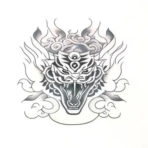 Tamil Tiger Dagger With Cobra