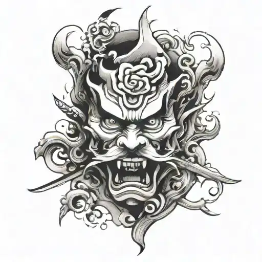 An Abstract Tattoo Symbolizing Anger And Disappointment In A Unique And Artistic Way