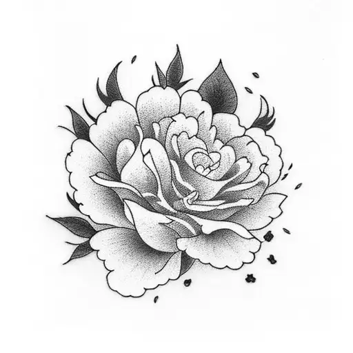 Black And Pink Flowers With Nature