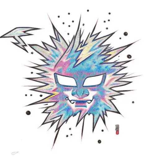 Lightning Bolt Semicolon