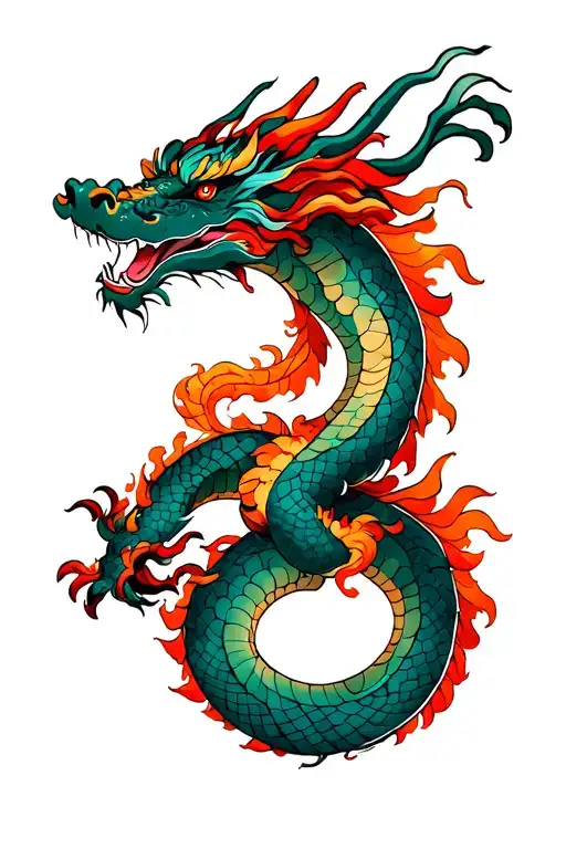 Dragon Wrapped Japan Style