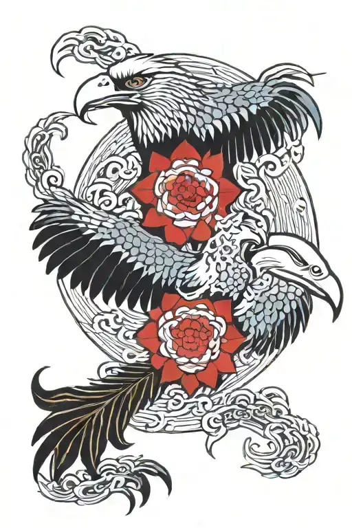 The Salahdin Eagel Ober The Ishtar Star Ober Palms As Rivers