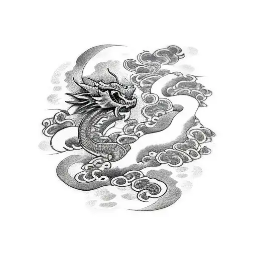 Flower With Little Dragon