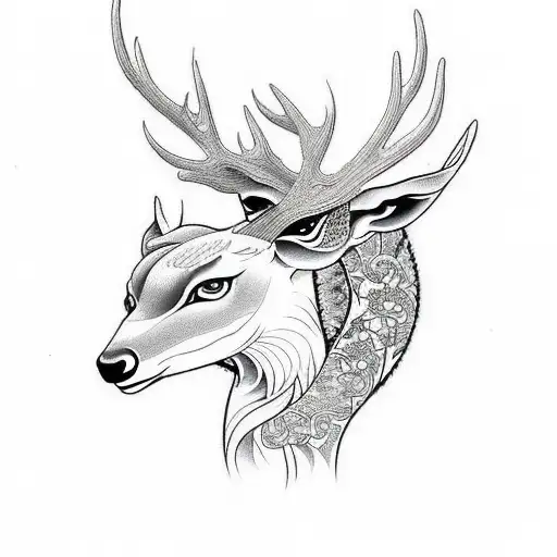 Sword And Deer