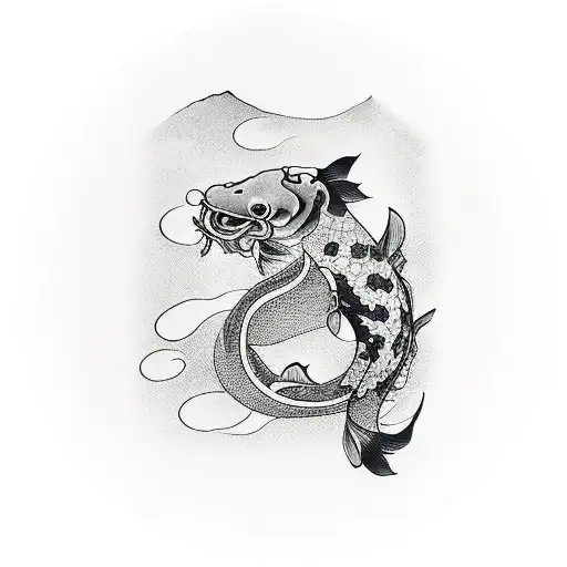 Katana With Koi