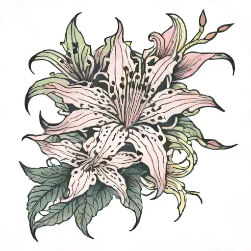 Pink Spider Lily