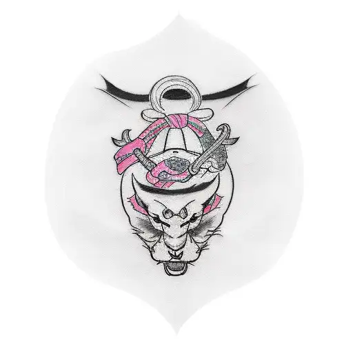 Mulan And Sailor Moon With Breast Cancer Ribbon