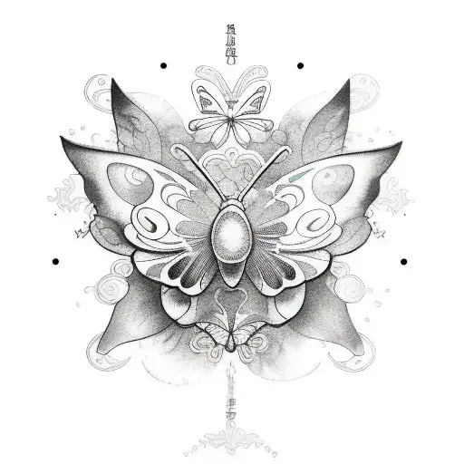 Cover Up Of Name Using Butterflies And Lotus Flowers