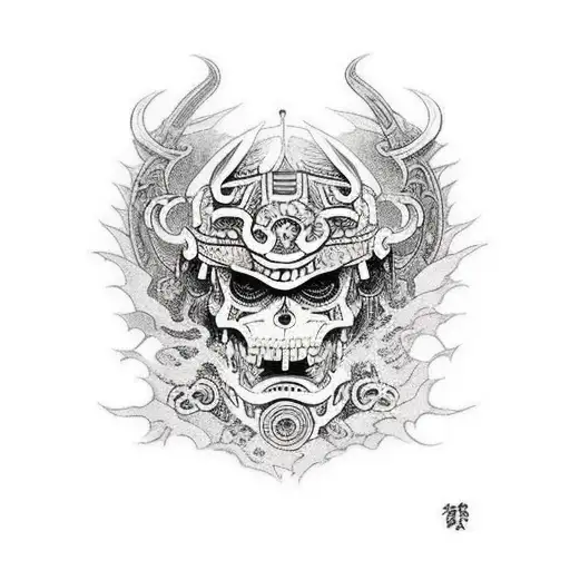 Skleton That's Walking A Path But Evolves Into A Warrior