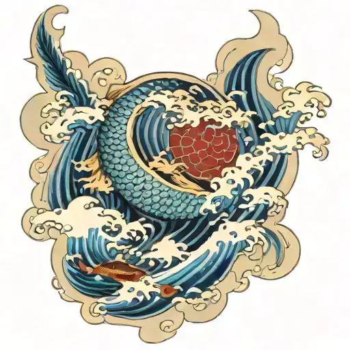 Japanese Ocean Sleeve