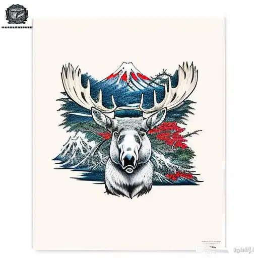 Pacific Northwest Nature And Moose