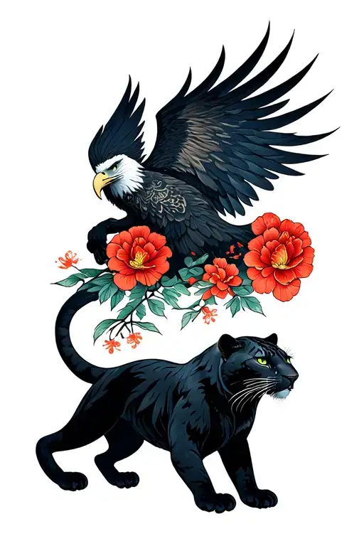 Eagle And Panther Against The World