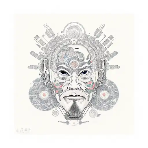 A Portrait Of A Famous Ai Scientist Or Pioneer In A Sketch Style