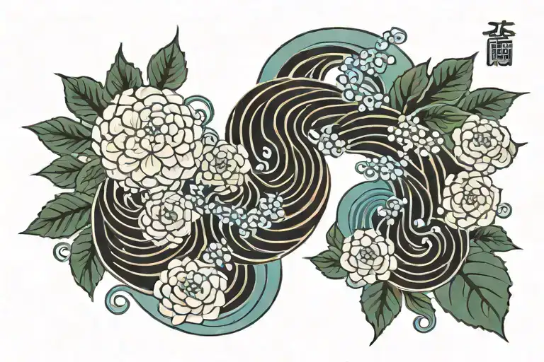 Ikigai Cancer Water Element Symbol