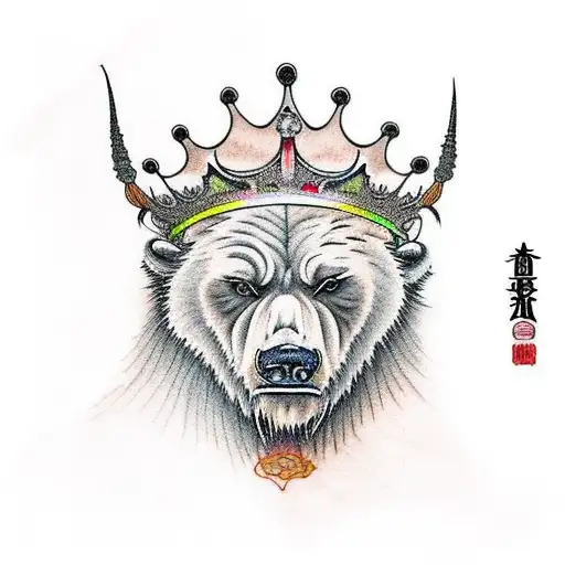 Grizzlie With A Crown