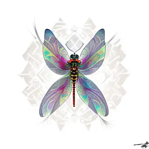 Cyberpunk Dragonfly