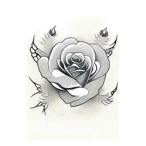 A Handsome Man With Rose