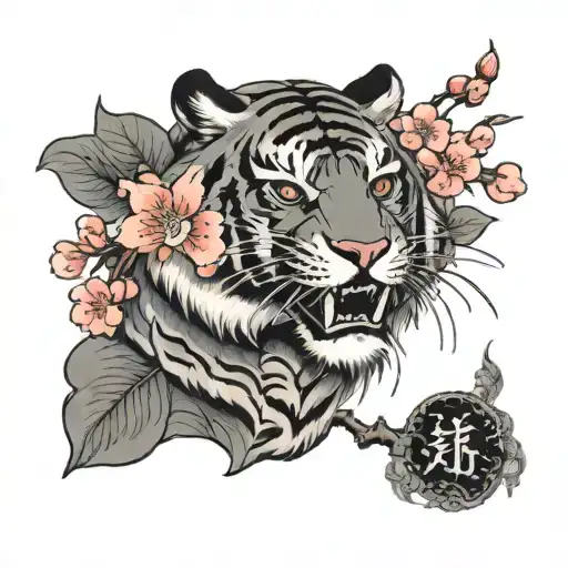 Tiger Cherry Blossoms
