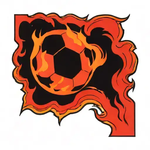 Soccer Fire Flames