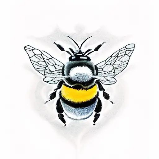 A Bumble Bee With A Chinese Bell For A Stinger