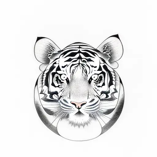 Japanese Tiger With Arrows