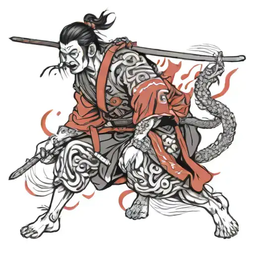 Wounded Warrior Under The Bloody Red Rain