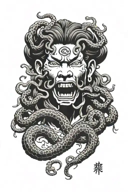Medusa Head Hand