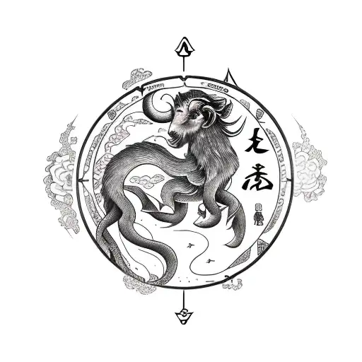 Aries And Aquarius Astrology Sign Entangled In To Each Other With Roots