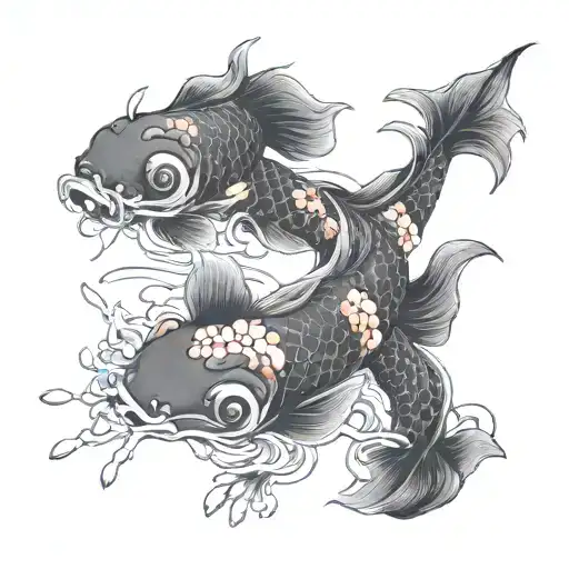 Japan Oriental Koi Fish