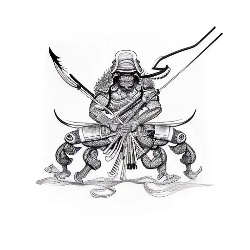 Half Human Half Scorpion Archer